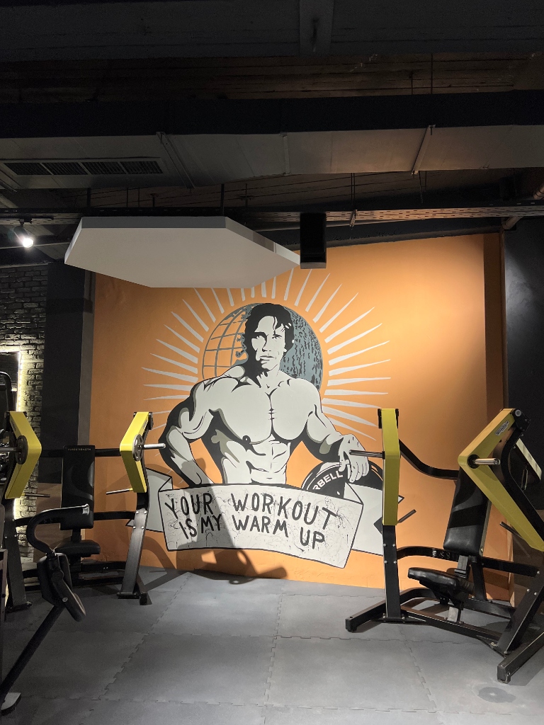 GA Fitness gym floor with premium equipment