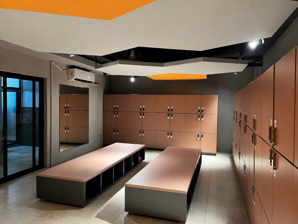 Private luxury lockers at GA Fitness