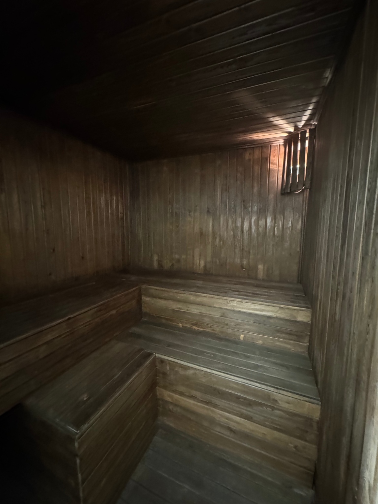 Luxury Finnish sauna at GA Fitness